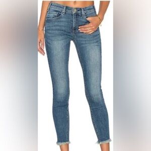 Anthropologie McGuire Light Wash Raw Hem Jeans